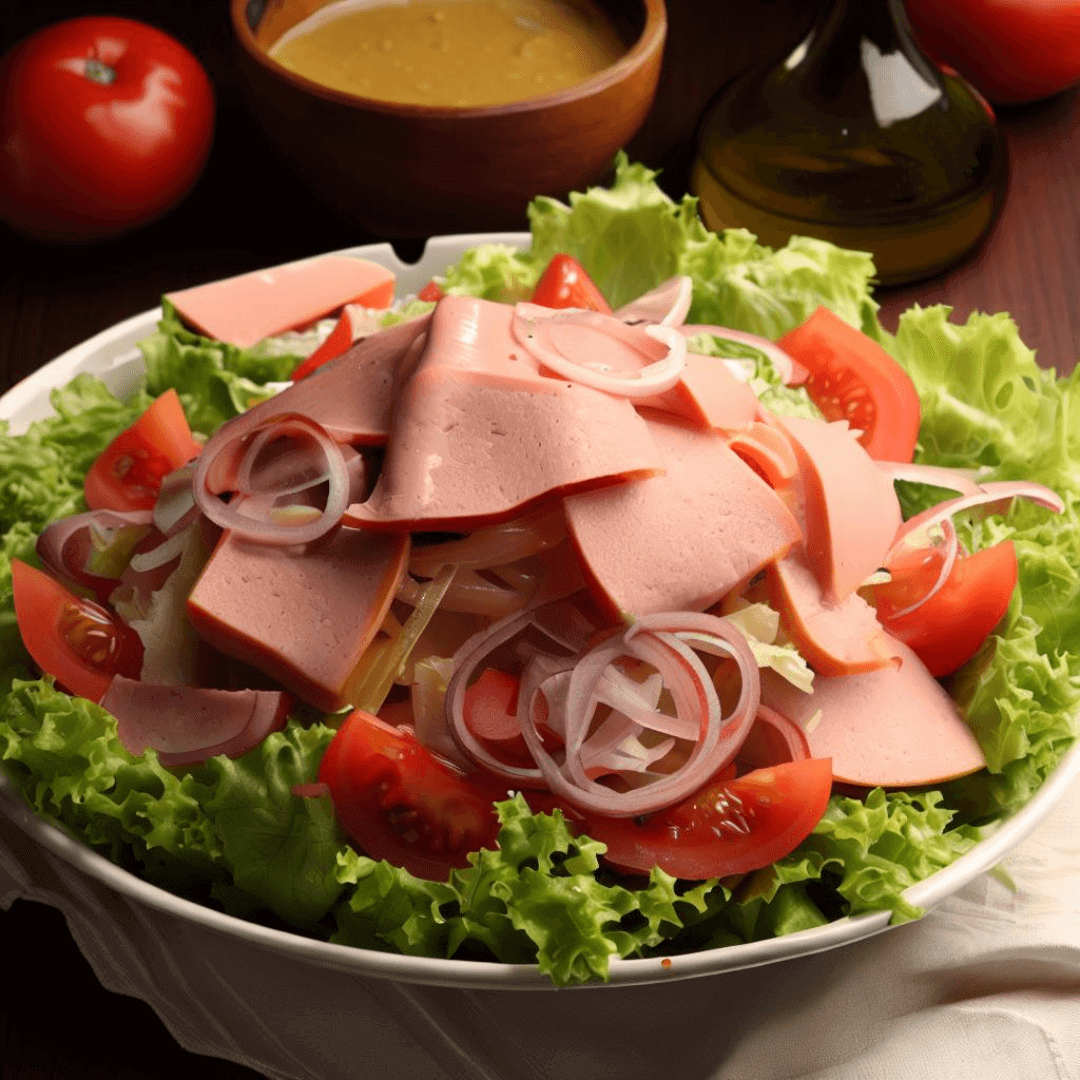 Ensalada de mortadela